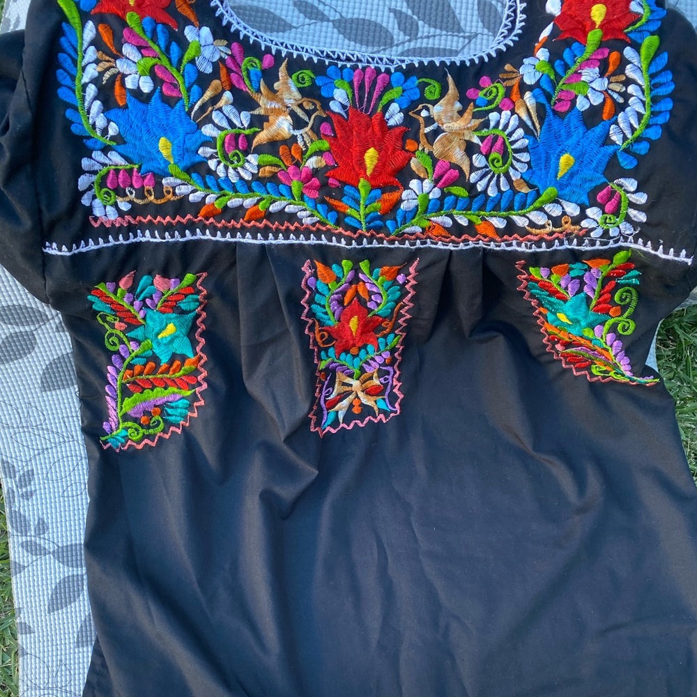 Mexican Embroidered Top